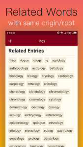 اسکرین شات برنامه Etymonline - English Etymology Dictionary 3