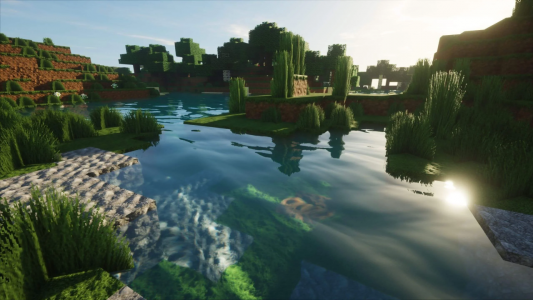 اسکرین شات برنامه Mod realistic shader minecraft 4