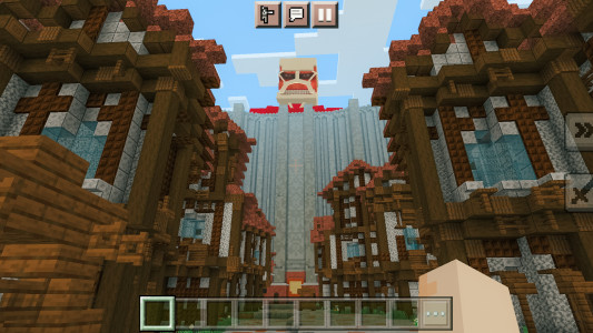 اسکرین شات برنامه Attack on Titan mod Minecraft 1