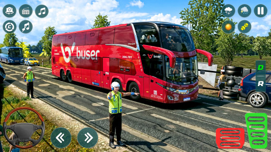 اسکرین شات 1 بازی US Bus Game City Bus Driving