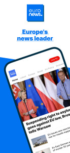 اسکرین شات 1 برنامه Euronews: World news & live TV