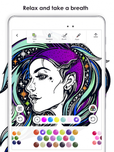 اسکرین شات برنامه MyColorful – Coloring Book for Adults 7