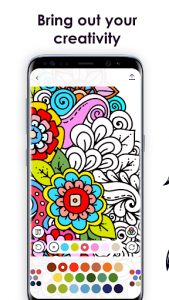 اسکرین شات برنامه MyColorful – Coloring Book for Adults 1