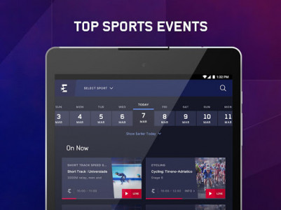 اسکرین شات برنامه Eurosport Player - Live Sport Streaming App 6