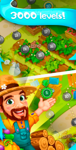 اسکرین شات بازی Funny Farm match 3 Puzzle game 3