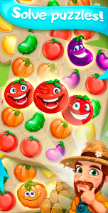 اسکرین شات بازی Funny Farm match 3 Puzzle game 4