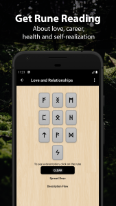 اسکرین شات 1 برنامه Runic Divination - Runes Tarot