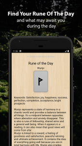 اسکرین شات 4 برنامه Runic Divination - Runes Tarot