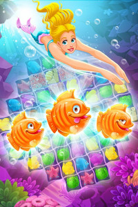اسکرین شات بازی Mermaid - treasure match-3 4