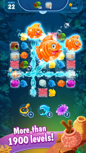 اسکرین شات بازی Mermaid - treasure match-3 2