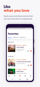 اسکرین شات برنامه Eventbrite – Discover events 2