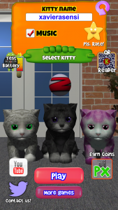 اسکرین شات بازی KittyZ Cat - Virtual Pet to take care and play 1