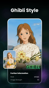 اسکرین شات 1 برنامه GoArt - Ghibli Style AI Image