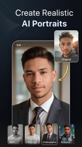 اسکرین شات 2 برنامه Facewow: AI Headshot Generator