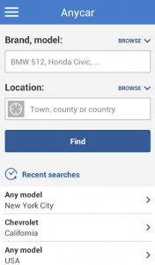 اسکرین شات برنامه Search for used cars to buy 1