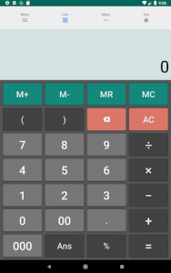 اسکرین شات برنامه All-in-one Calculator 5