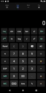 اسکرین شات برنامه All-in-one Calculator 2