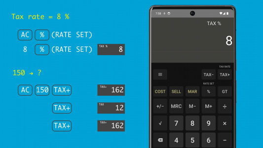 اسکرین شات برنامه Calculator: SimpleCalc 2