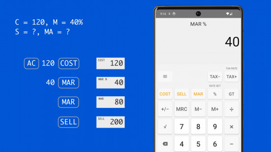 اسکرین شات برنامه Calculator: SimpleCalc 3