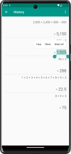اسکرین شات 2 برنامه CITIZEN Calculator