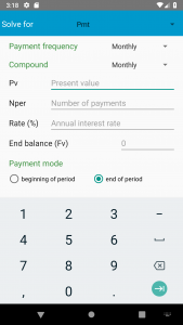 اسکرین شات برنامه TVM Financial Calculator 3