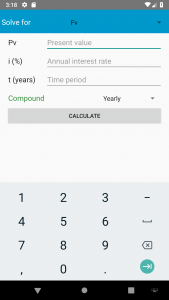 اسکرین شات برنامه TVM Financial Calculator 2