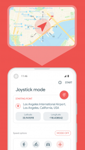 اسکرین شات برنامه Fake GPS Location - Joystick and Routes 2