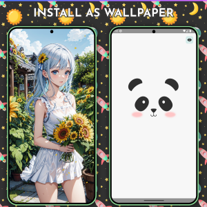 اسکرین شات برنامه Cute Wallpapers - Kawaii 6