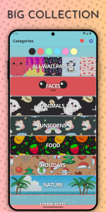 اسکرین شات برنامه Cute Wallpapers - Kawaii 1