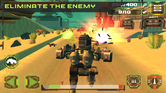 اسکرین شات بازی War Titans - Mech & Tank Combat 1