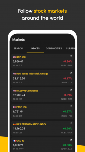 اسکرین شات برنامه Stock Market Tracker Exchanges 3