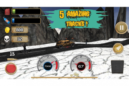 اسکرین شات بازی Zombie Madness – Zombie Racing Game 3