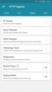 اسکرین شات برنامه HTTP Injector (SSH/Proxy/V2Ray) VPN 2