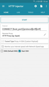 اسکرین شات برنامه HTTP Injector (SSH/Proxy/V2Ray) VPN 1