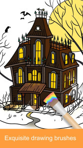 اسکرین شات 3 بازی 2025 Halloween Coloring Books