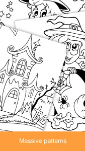 اسکرین شات 4 بازی 2025 Halloween Coloring Books