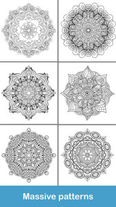 اسکرین شات 5 بازی 100+ Mandala coloring pages