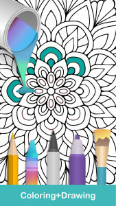 اسکرین شات 1 بازی 100+ Mandala coloring pages