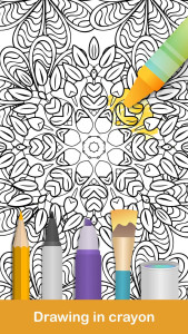 اسکرین شات 3 بازی 100+ Mandala coloring pages