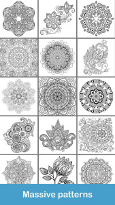 اسکرین شات 8 بازی 100+ Mandala coloring pages