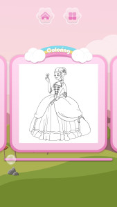 اسکرین شات 8 بازی Princess Coloring Books
