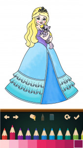 اسکرین شات بازی Princess Coloring Books 5