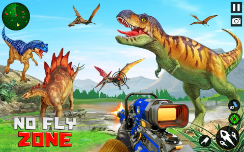 اسکرین شات بازی Wild Dinosaur Hunting Dino Sim 5