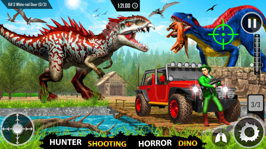 اسکرین شات بازی Wild Dinosaur Hunting Dino Sim 1
