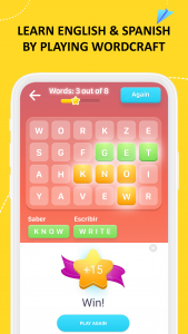 اسکرین شات 6 برنامه EWA: Learn English & Spanish