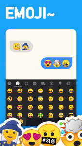 اسکرین شات برنامه Kiwi Keyboard Android Oreo Emoji 2
