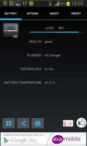 اسکرین شات برنامه Cigarette Battery 4