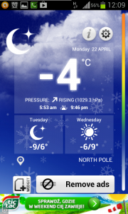 اسکرین شات برنامه Weather Thermometer 4