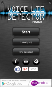 اسکرین شات برنامه Voice Lie Detector Prank 1
