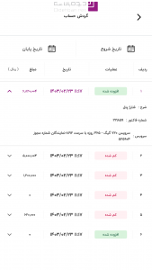 اسکرین شات برنامه دیده بان نت 11